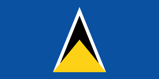 Flagge Santa Lucia
