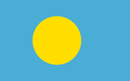 Flagge Palaus