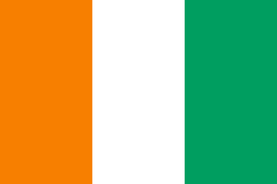 Flagge Republik Côte d'Ivoire 