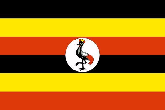 Flagge Uganda