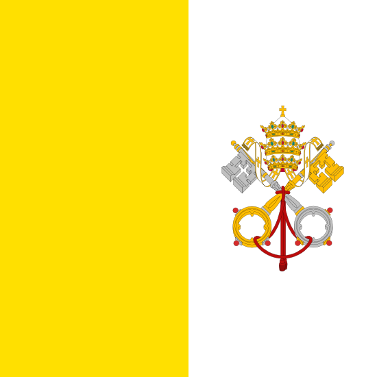 Flagge Staat Vatikanstadt