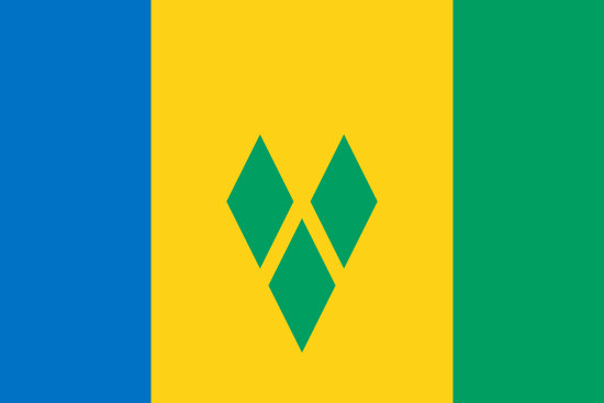 Flagge St. Vincent und die Grenadienen
